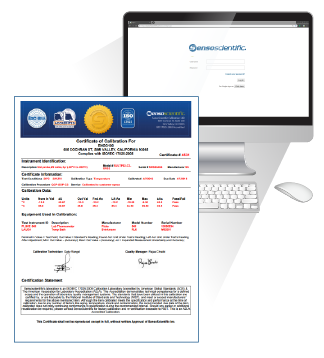 services d'étalonnage des enregistreurs de données numériques