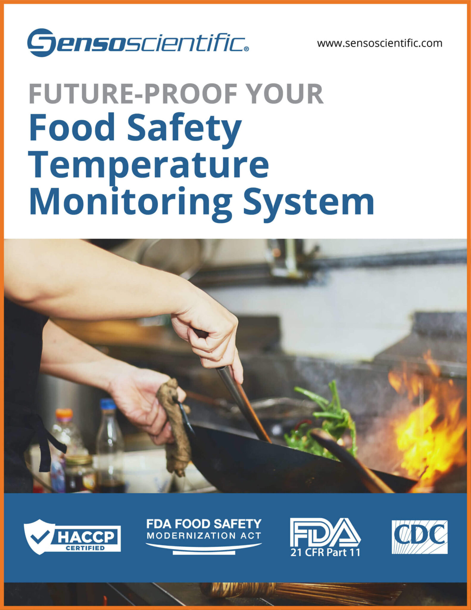 Food service temperature monitoring device brochure