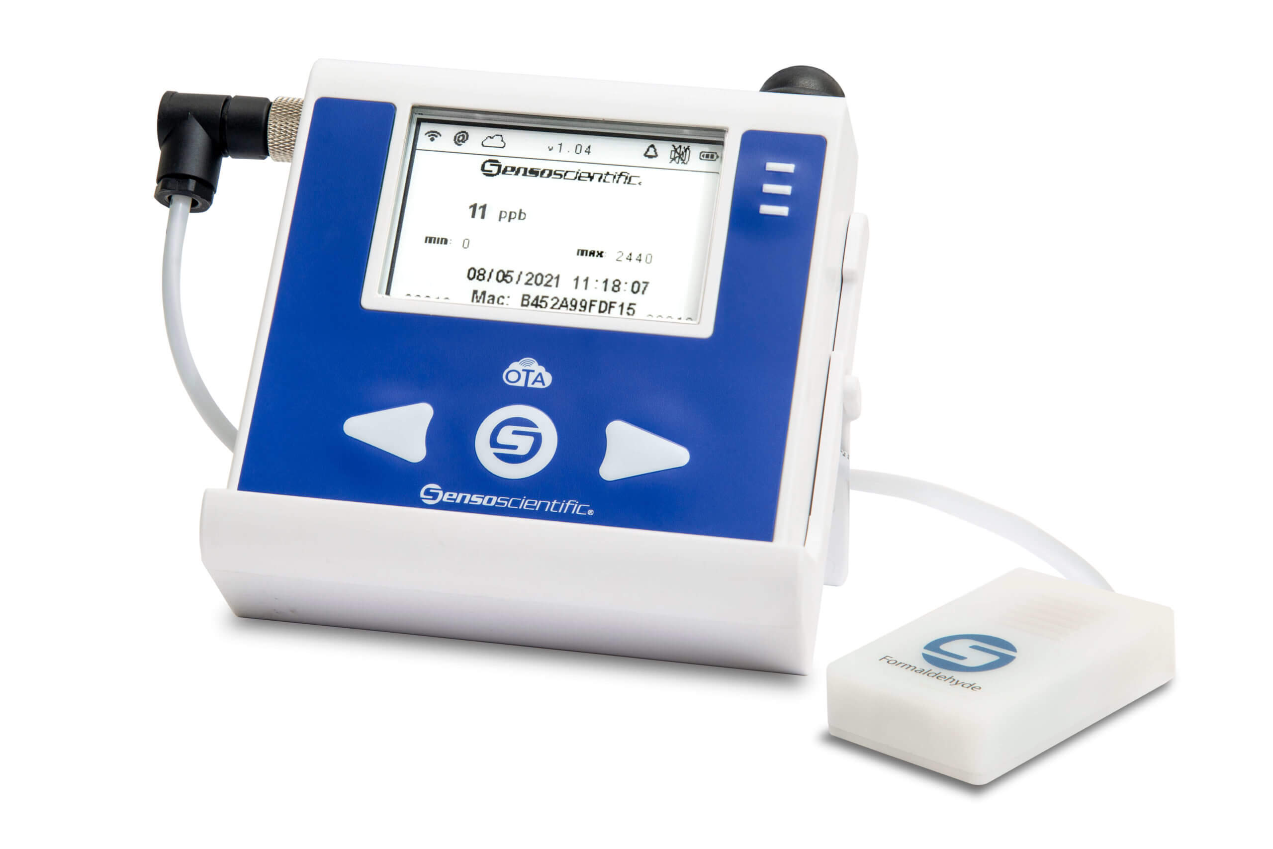 Formaldehyde, Temperature & Humidity Sensor ― Wi-Fi OTA