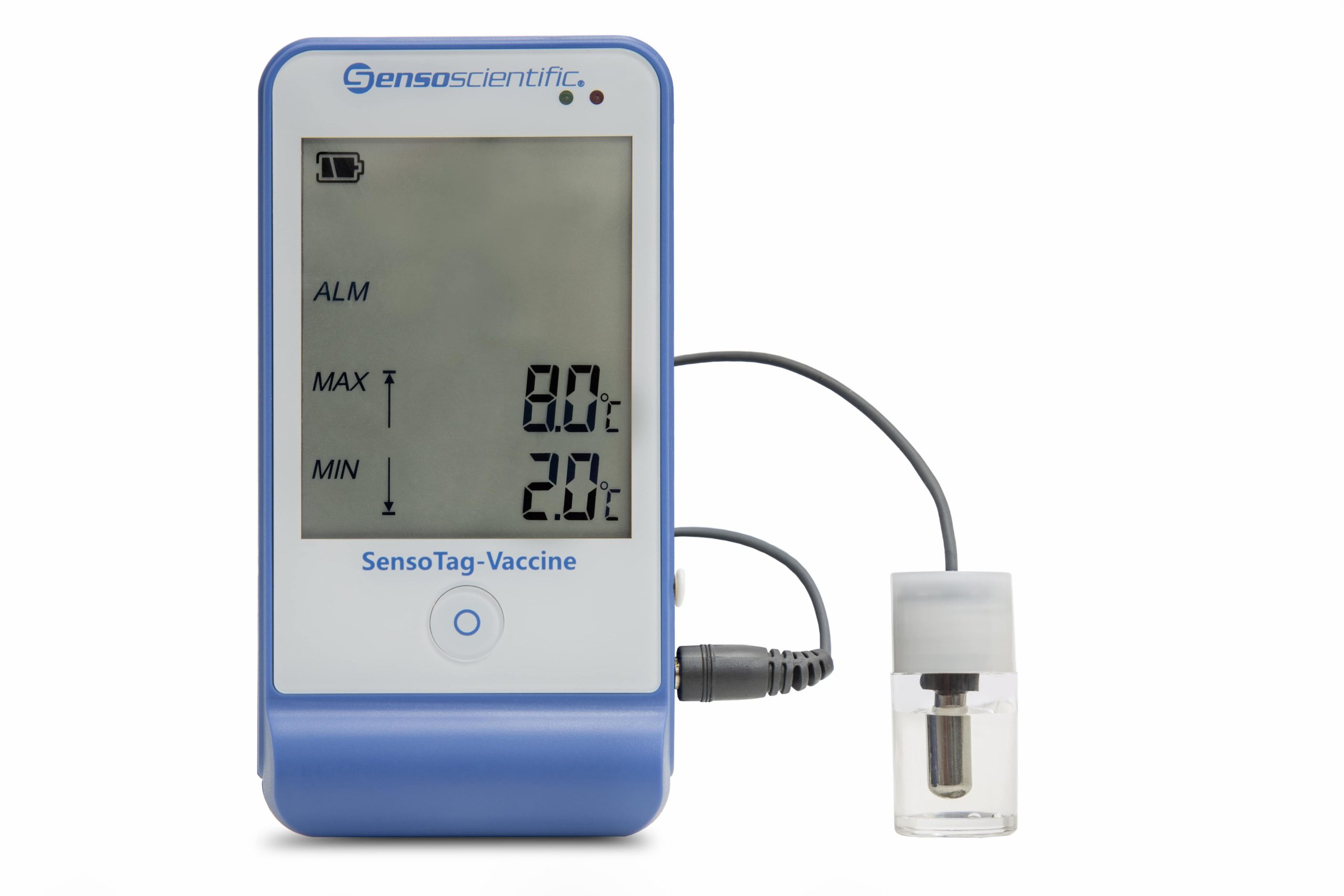 Vaccine Temperature Data Logger W/Software-Less Reporting