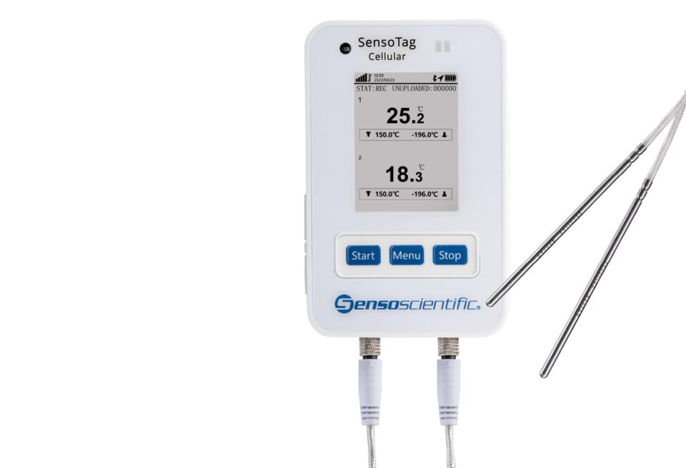 In Transit Ultra Low Cellular Temperature Sensor SensoScientific